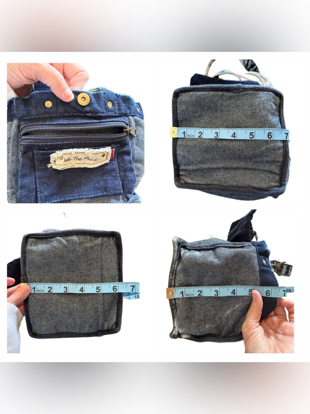 Free People Mini Denim Tote - Picture 13 of 16